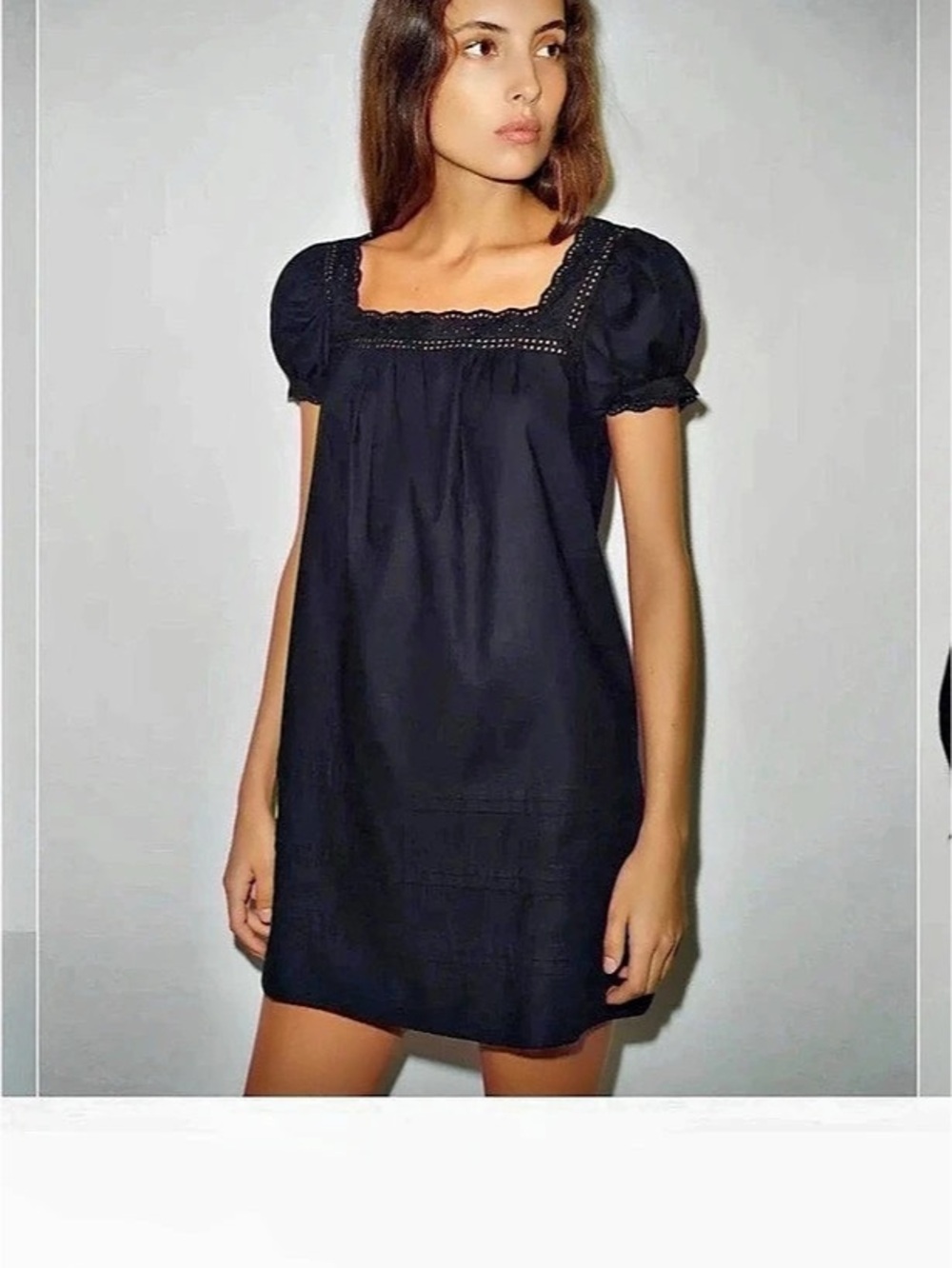 Reformation Black Mini Dress Black